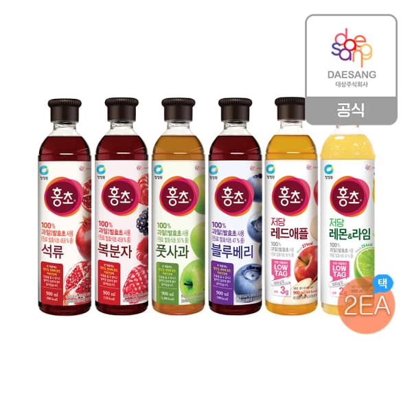 청정원 홍초 900ml 택 2 (10,338원/무료)