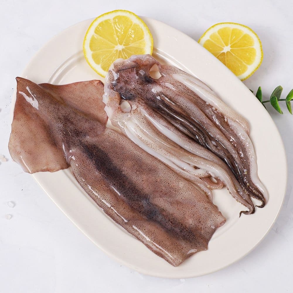 손질오징어 통오징어 2미(220g) x 5팩 (15,840원/무료)