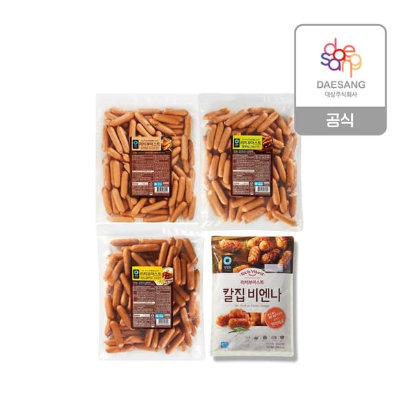 육즙가득 리치부어스트 1.5kg x 2개 골라담기 (53400/무료)