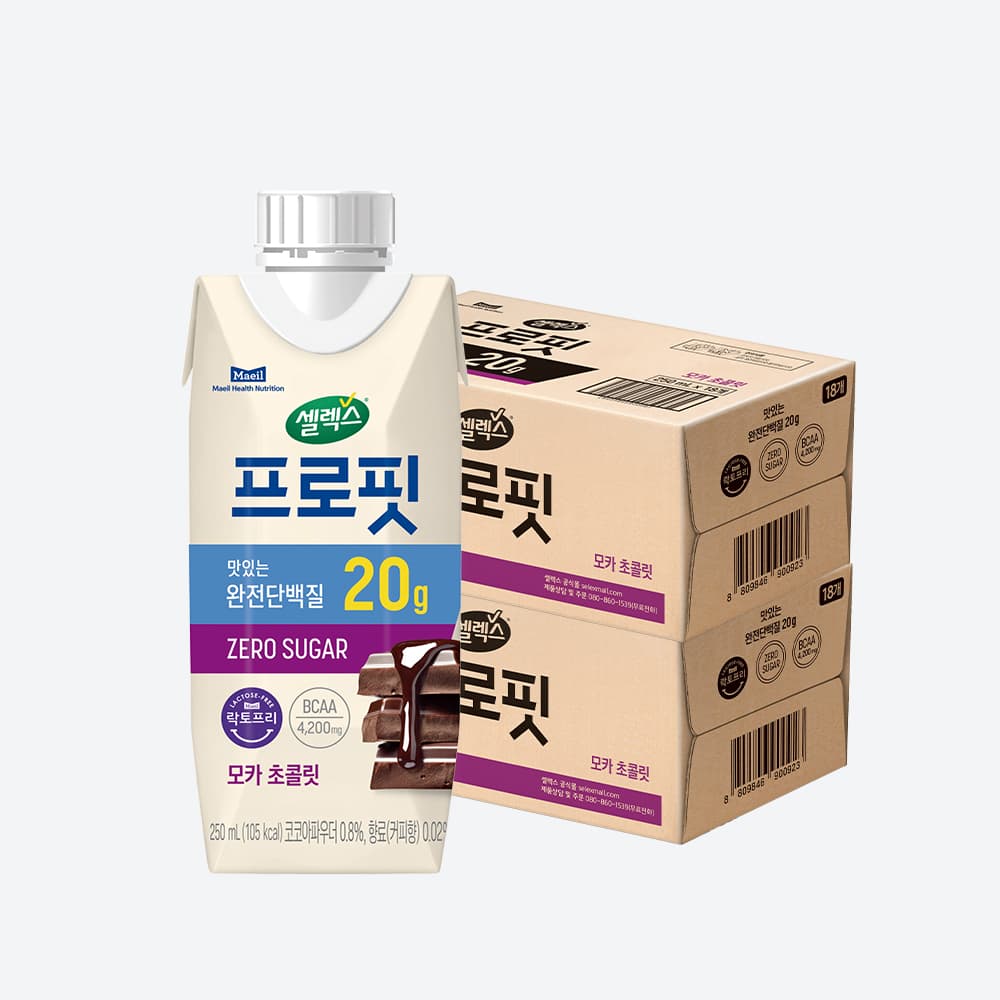 프로핏 완전단백질 음료 모카초콜릿 250ml x 36팩 (토스43,040원/무료)