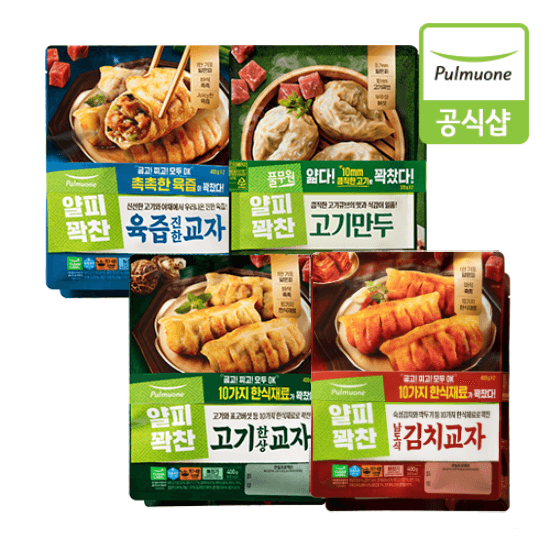 풀무원 얇은피꽉찬만두/교자 400g 12봉