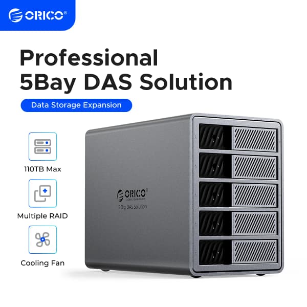 ORICO 5Bay big RAID DAS Solution