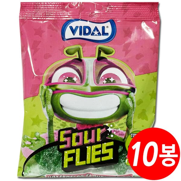 비달 사우어 플라이 워터멜론향 젤리 80g X 10봉