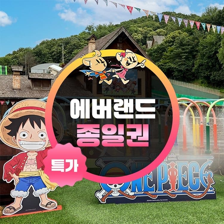 용인 에버랜드 종일이용권 (~8/31)