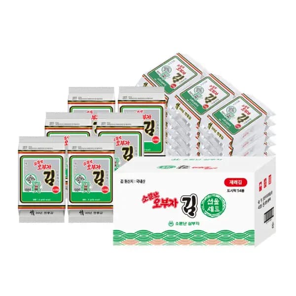 소문난 오부자 재래 도시락김 5g 54봉