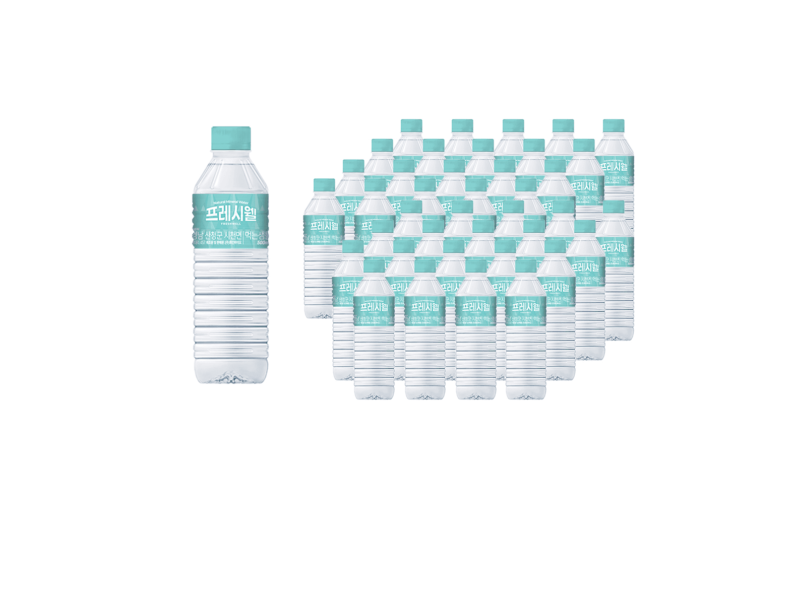 지리산물하나 프레시웰 생수 500ml 40개