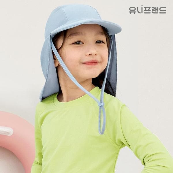 11번가 60분러시) 유니프랜드 UV차단 물놀이 키즈 플랩캡 6,900원