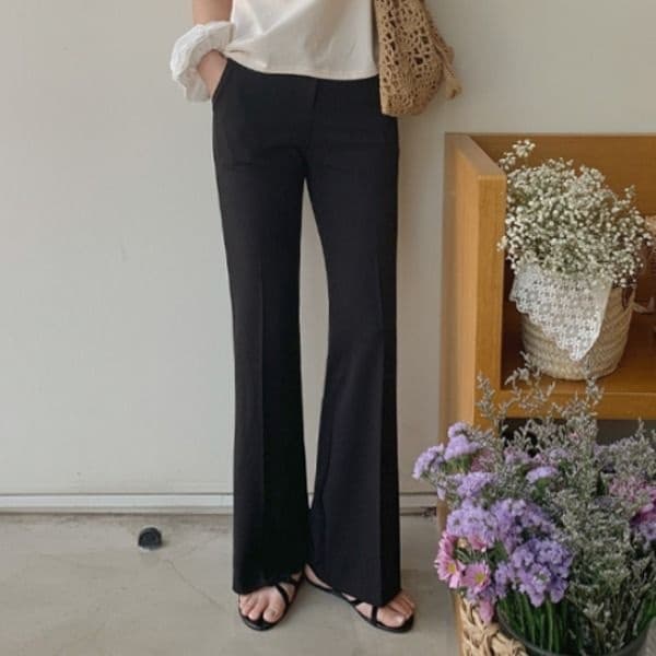 롯데온)쿨 데이즈 썸머 탄탄핏 부츠컷 슬랙스 25,680원 무배