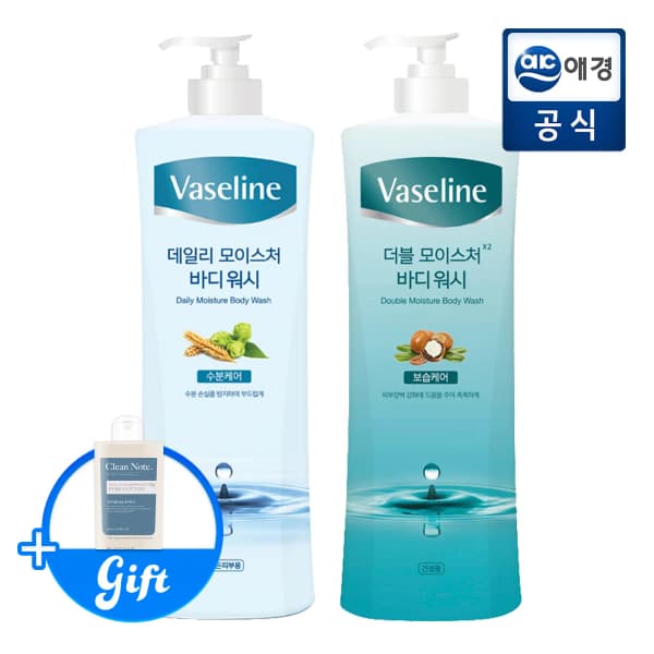 알리코인샵) 바세린 촉촉한 바디워시 800ml * 2개 4114원 (타겟)