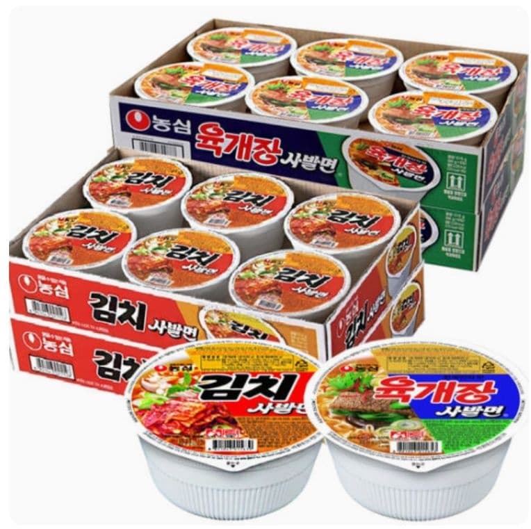 롯데온) 농심 육개장사발면 24개 15,690원