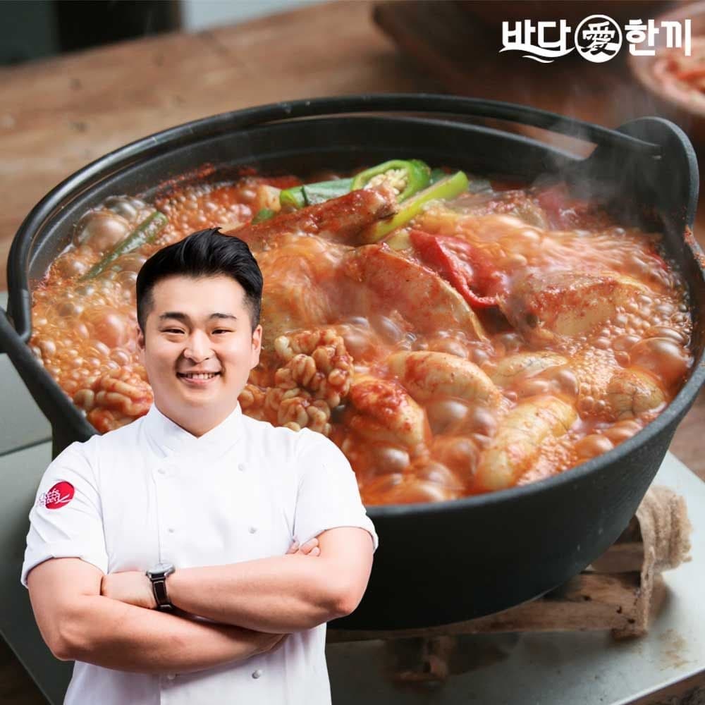 롯데온) 바다애한끼 이원일쉐프의 동태알곤이탕 500g 7팩 45,410원