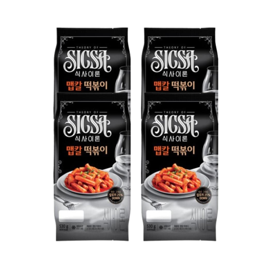 롯데웰푸드자사몰) 맵칼떡볶이 4팩 17000원