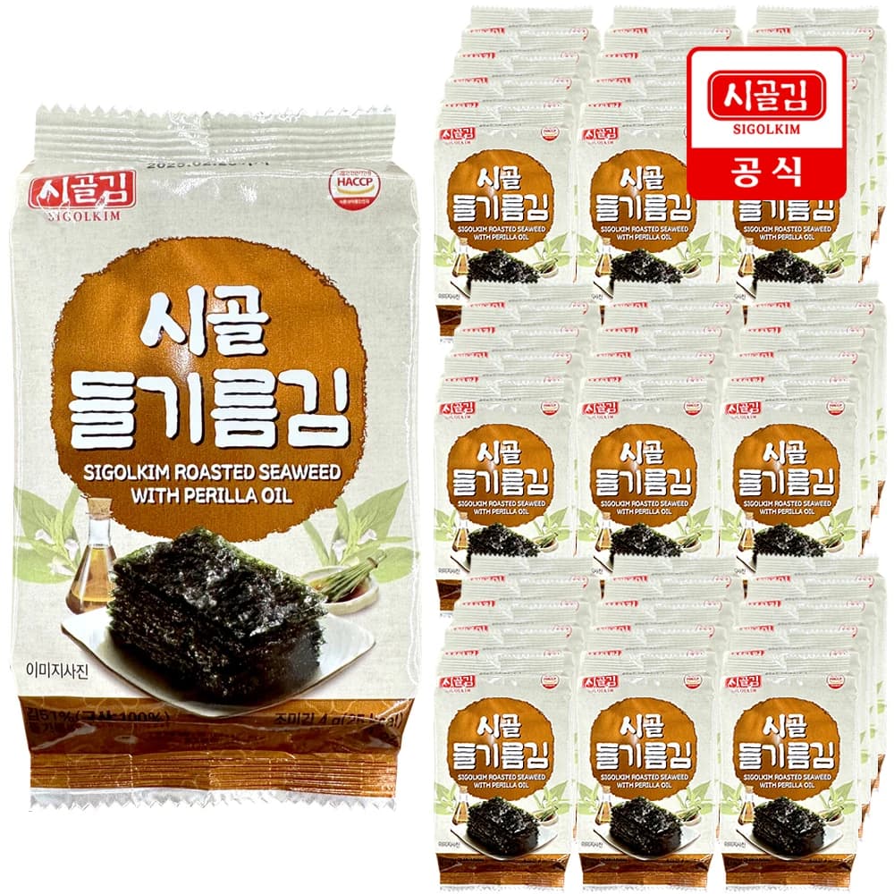 시골 들기름김(도시락김) 4g 64봉 (14,112원/무료)