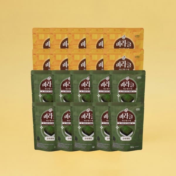 미라클 쌀/두부과자 야채,김파래맛 50g*20개(9,900원/무료)
