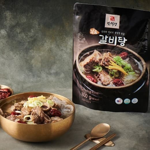 만석정 일품 갈비탕 800g 6팩 (21,950원/무배)3