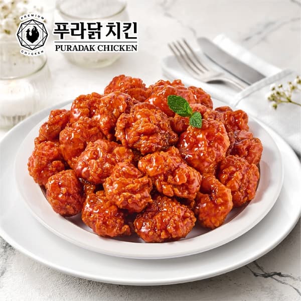 푸라닭 달콤 순살 닭강정 500g (5,900원/3만이상무배)1