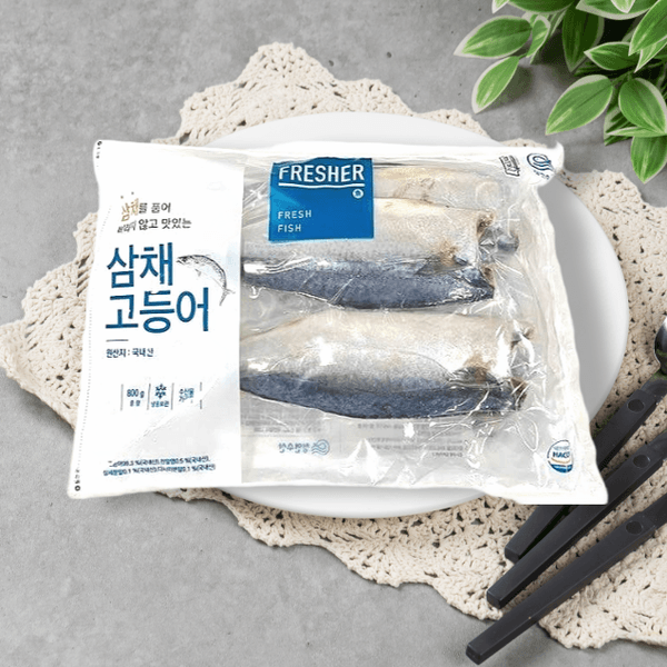 국내산 가시제거 손질 삼채고등어 800g (9,300원/무료)
