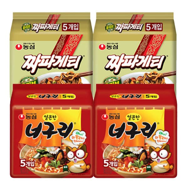 짜파게티10개+너구리10개 (유클 12,650원/무료)4
