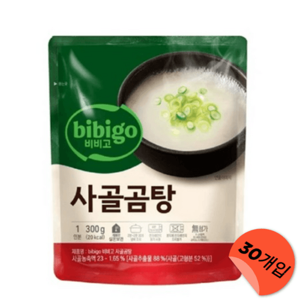 비비고 사골곰탕 300G 30개 (16,300원/무배)5