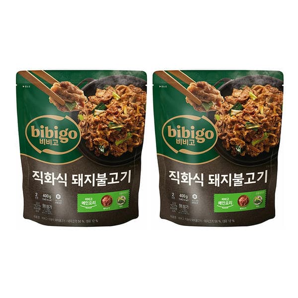 비비고 직화식 돼지불고기 400g 2개 (18,700원 / 무료)