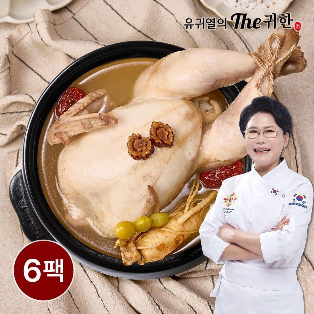 명장 삼계탕 1000g x 6팩 (33,390원/무료)1
