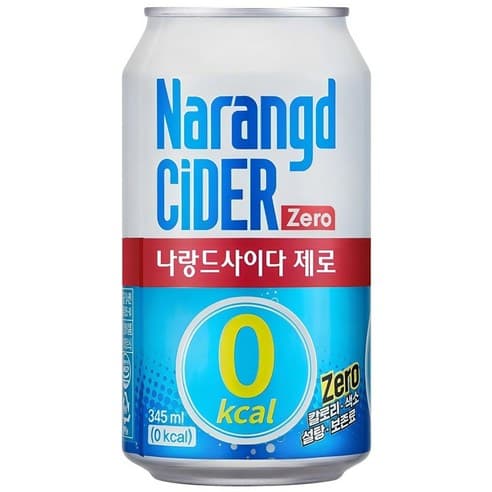 . 동아오츠카 나랑드사이다 제로 캔 345ml, 24개 (11,390원/무료배송)