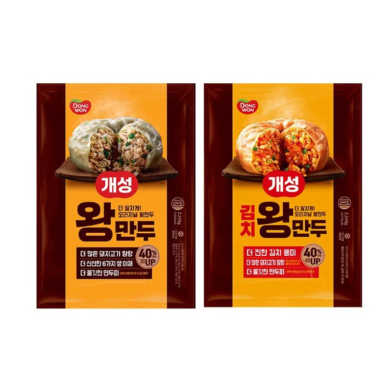 동원 개성왕만두/김치왕만두 2.24kg 택1 2봉 25,899원