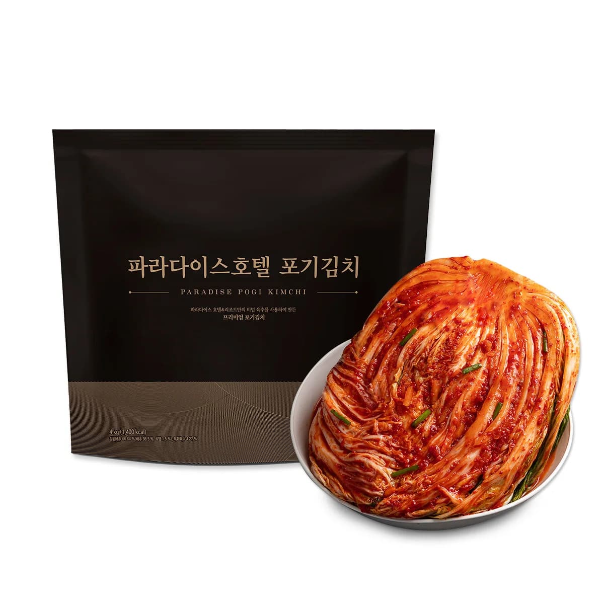 피코크 조선호텔 포기김치 2.5kg(13,878원) / 4kg(24,596원) / 8kg(46,218원)